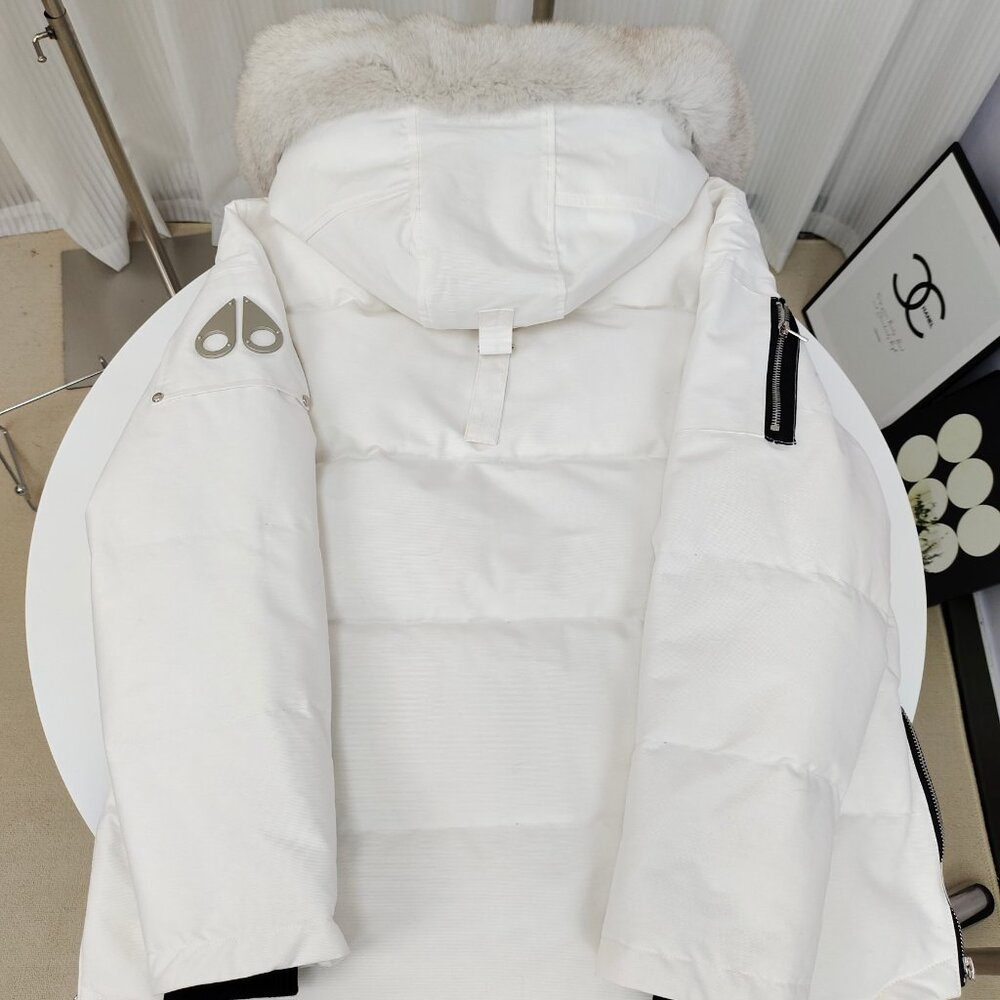 Moose Knuckles White Down Jacket - image 2